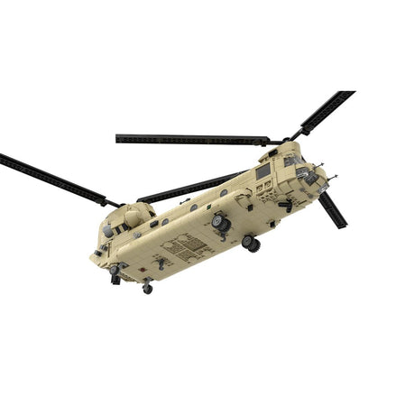 MOC - 217684 Boeing | CH - 47 F CHINOOK - 1:35 Scale Building Blocks - LesDiy - Building Blocks