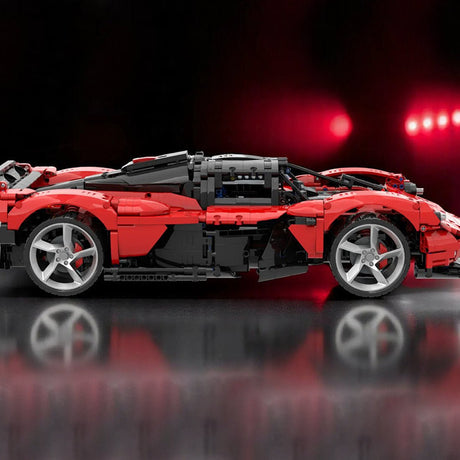 MOC - 218984 Aston Martin Valkyrie (red) Building Blocks - LesDiy -