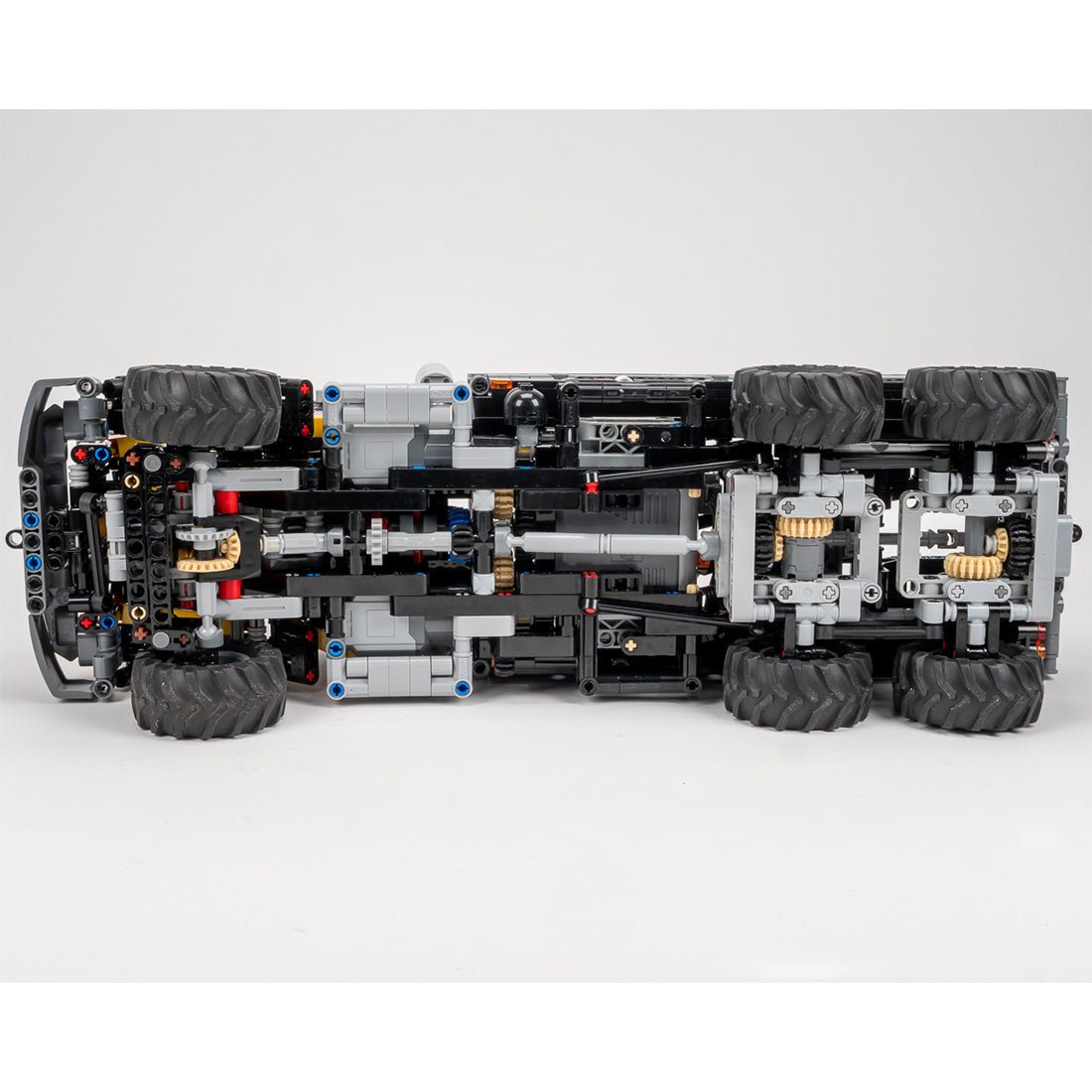 MOC-219862 6x6 Off-Road Retro Truck 1:20 Scale Building Blocks-LesDiy-MOC-