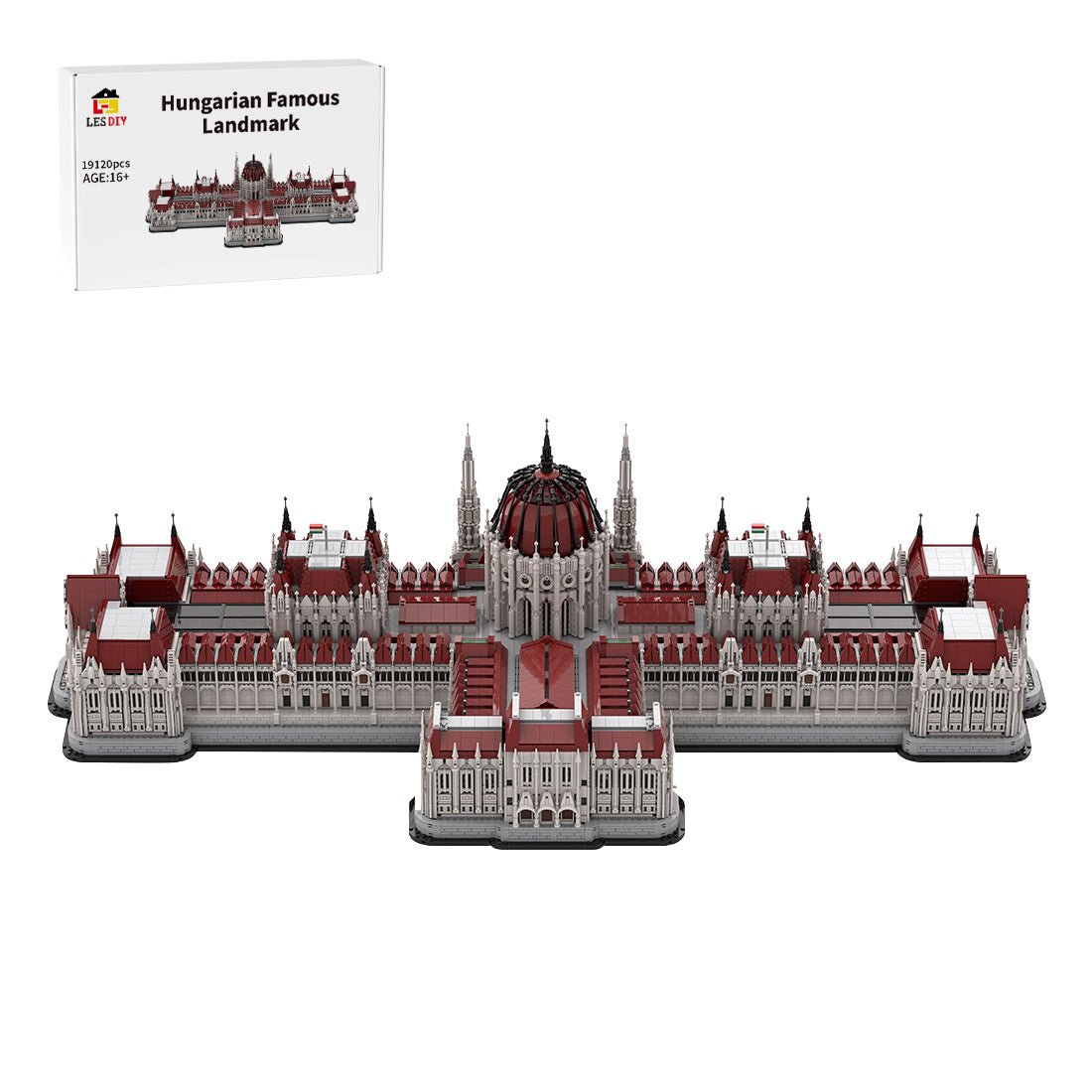 MOC - 219956 Budapest Parliament Building Blocks - LesDiy - Building Blocks