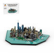 MOC - 221106 1/2000 Scale New York City Building Blocks - Financial District - LesDiy - Building Blocks