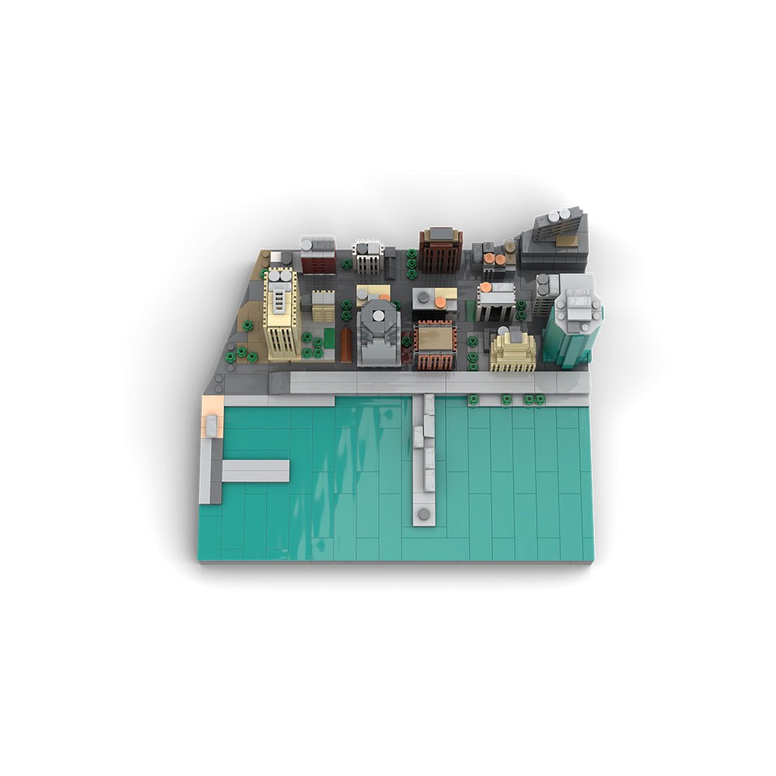 MOC - 221106 Financial District - New York City Building Blocks - LesDiy - Building Blocks