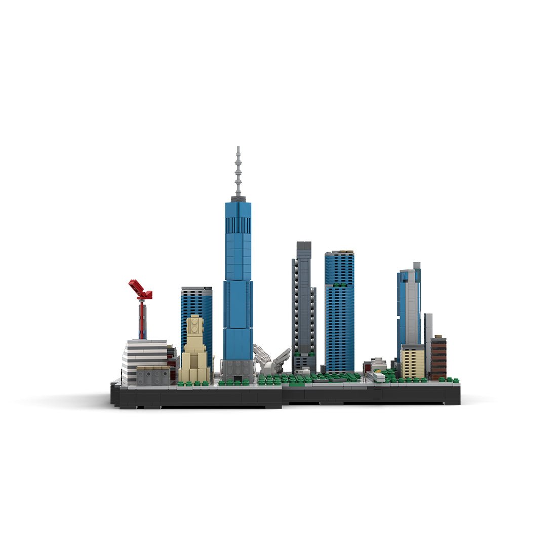 MOC - 221106 New World Trade Center Building Blocks - LesDiy - Building Blocks