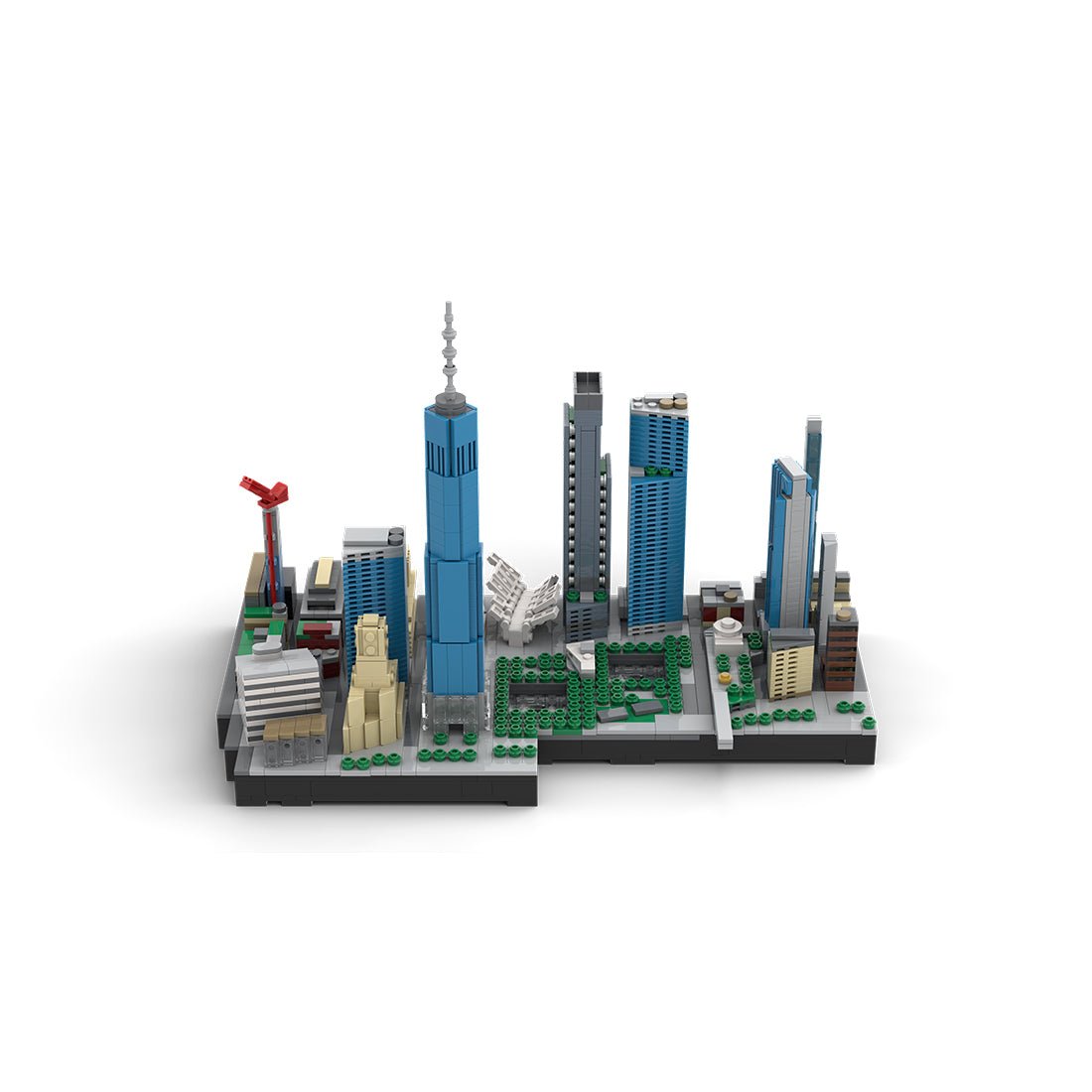 MOC - 221106 New World Trade Center Building Blocks - LesDiy - Building Blocks