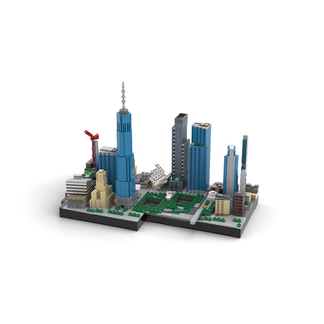 MOC - 221106 New World Trade Center Building Blocks - LesDiy - Building Blocks