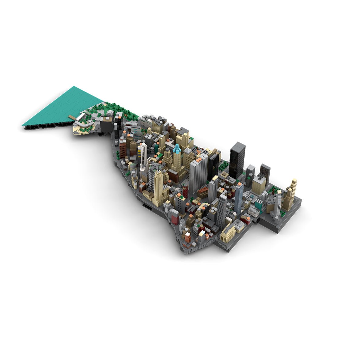 MOC - 221106 New York City Financial District - Church Street & Pearl Street Building Blocks - LesDiy - Building Blocks