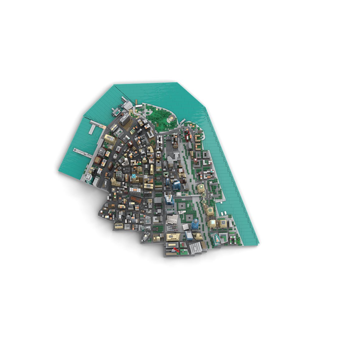 MOC - 221106 New York City Financial District - Church Street & Pearl Street Building Blocks - LesDiy - Building Blocks