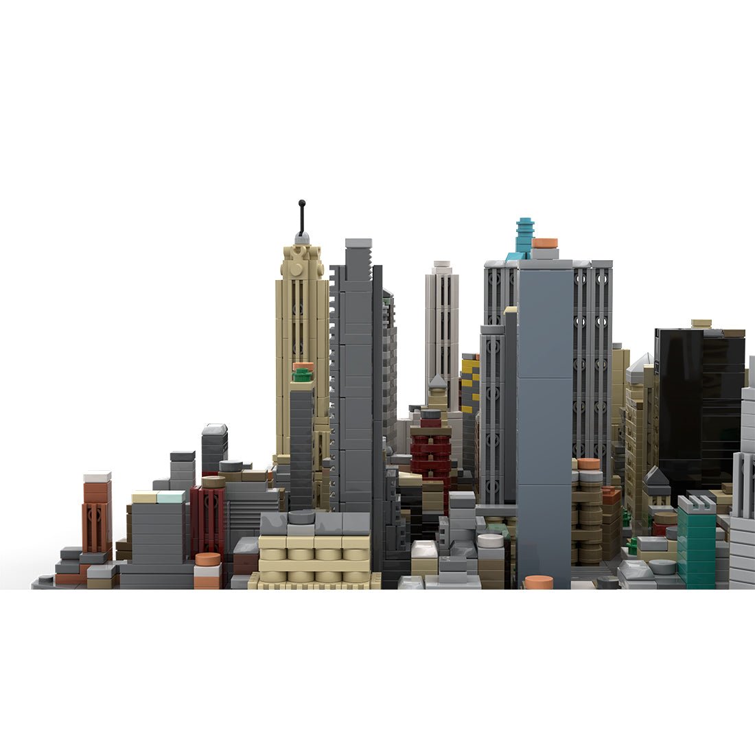 MOC - 221106 New York City Financial District - Church Street & Pearl Street Building Blocks - LesDiy - Building Blocks