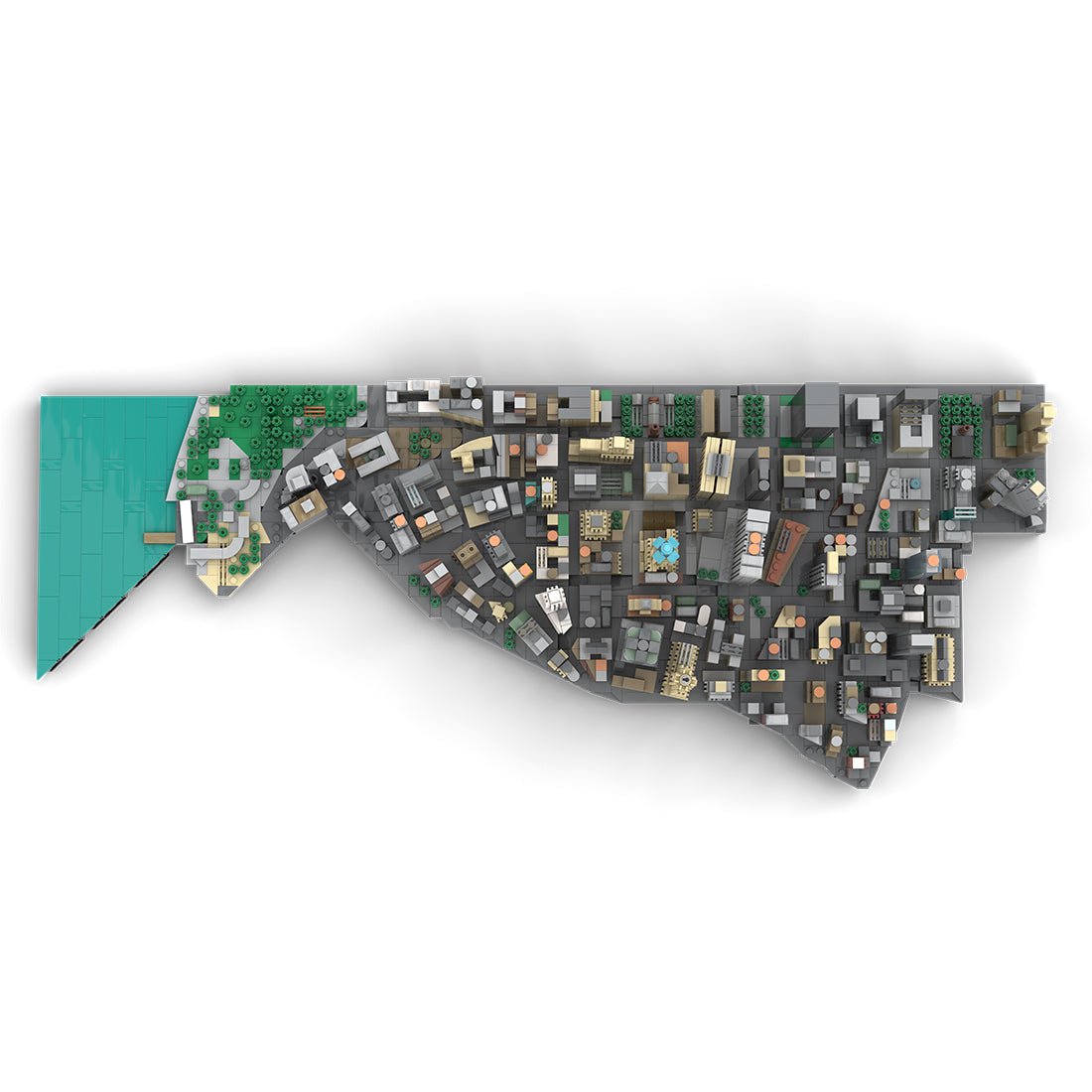 MOC - 221106 New York City Financial District - Church Street & Pearl Street Building Blocks - LesDiy - Building Blocks