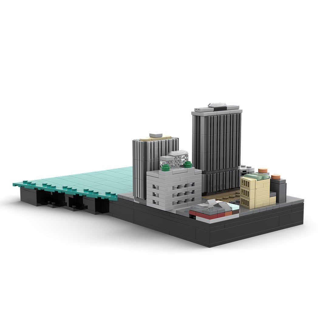 MOC - 221106 New York City Financial District - Whitehall Street & Pearl Street Building Blocks - LesDiy - Building Blocks