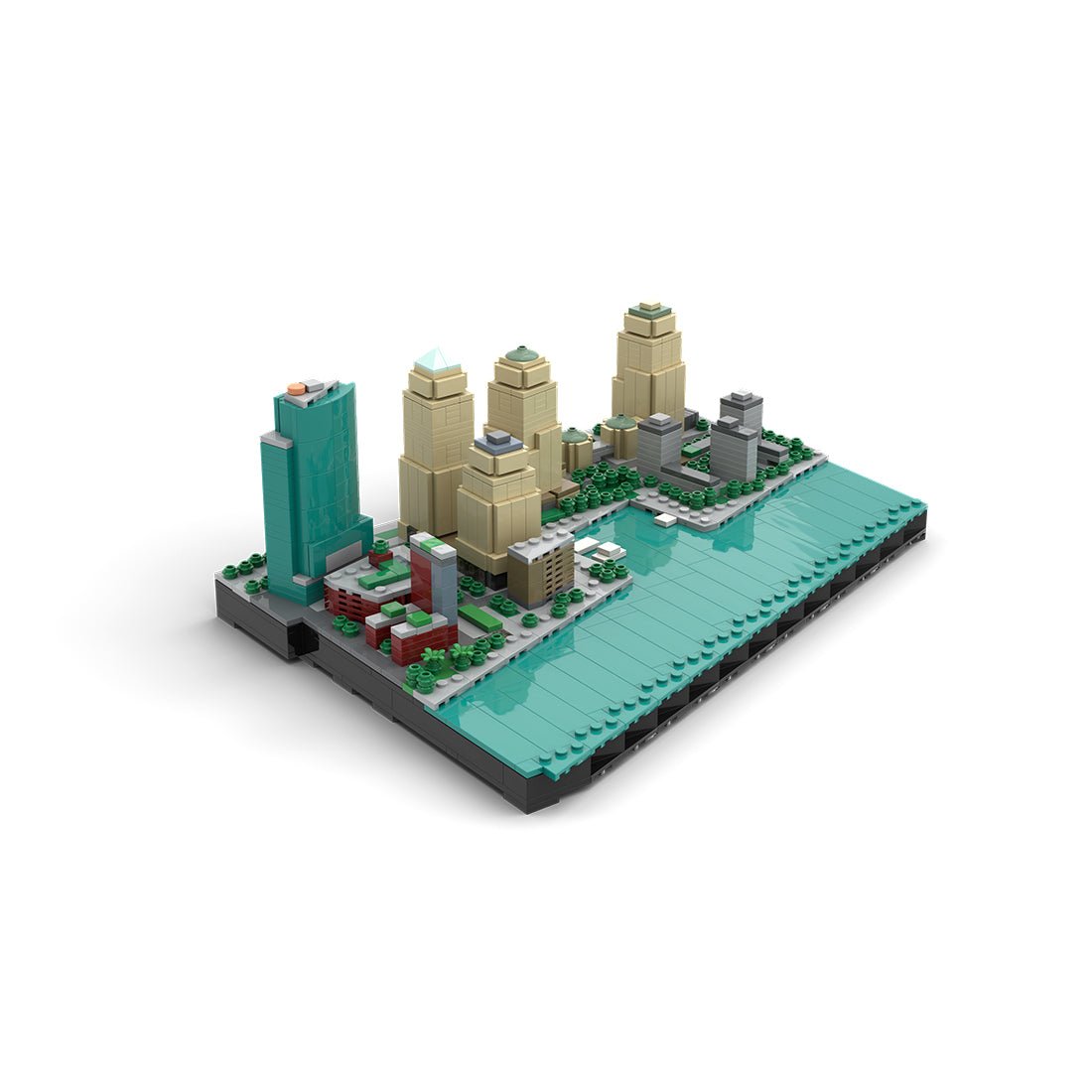 MOC - 221106 World Financial Center&Battery Park City Building Blocks - LesDiy - Building Blocks