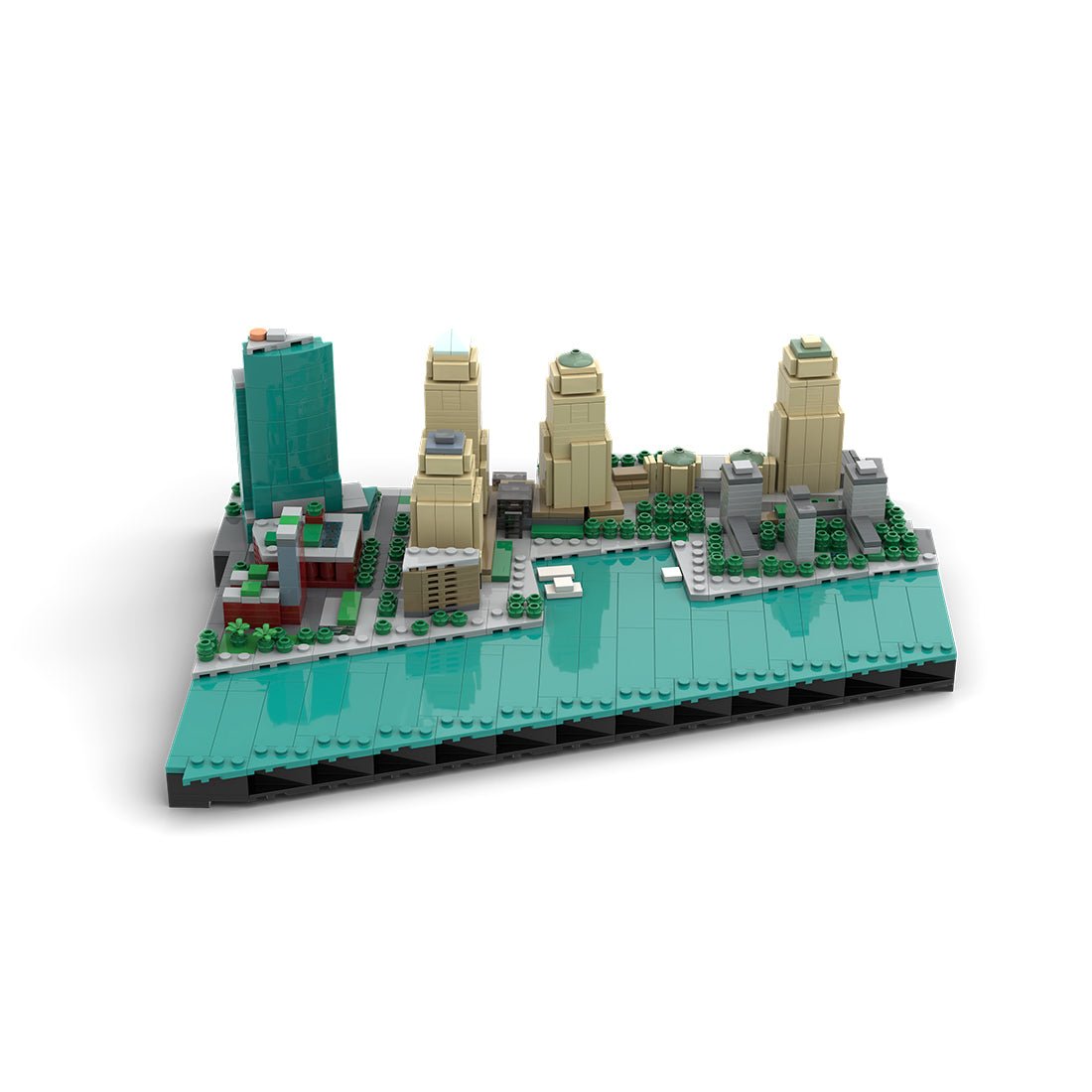 MOC - 221106 World Financial Center&Battery Park City Building Blocks - LesDiy - Building Blocks