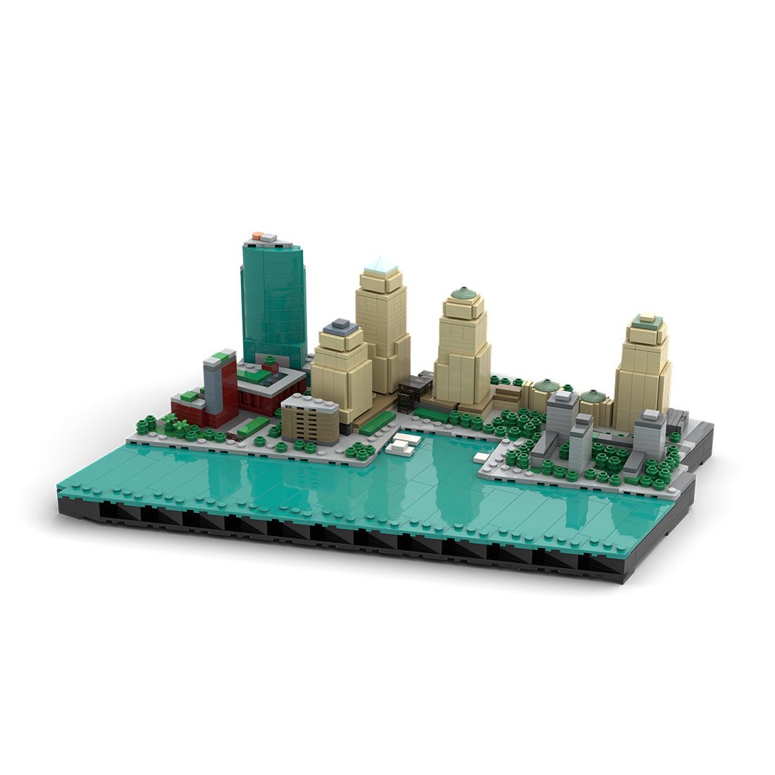 MOC - 221106 World Financial Center&Battery Park City Building Blocks - LesDiy - Building Blocks