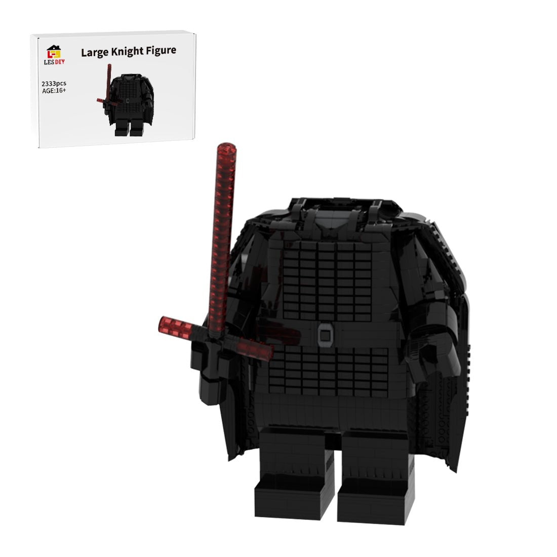 MOC - 221220 Kylo Ren megafigure Building Blocks - LesDiy -