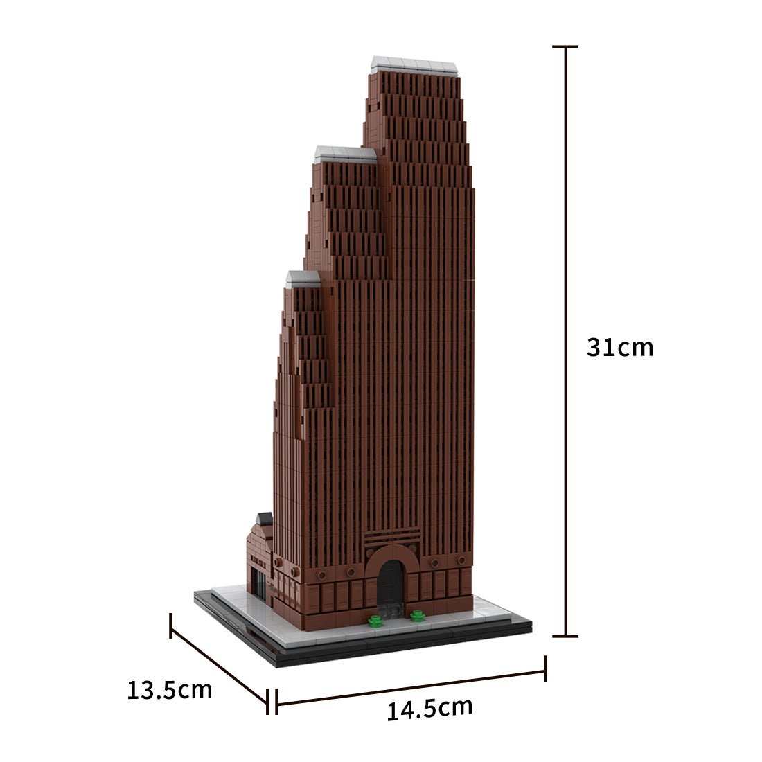 MOC - 221794 TC Energy Center 1:800 Scale Building Blocks - LesDiy - Building Blocks