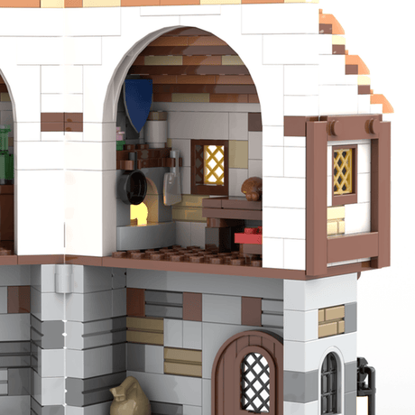 MOC - 221881 Guarded Inn Building Blocks  - LesDiy -