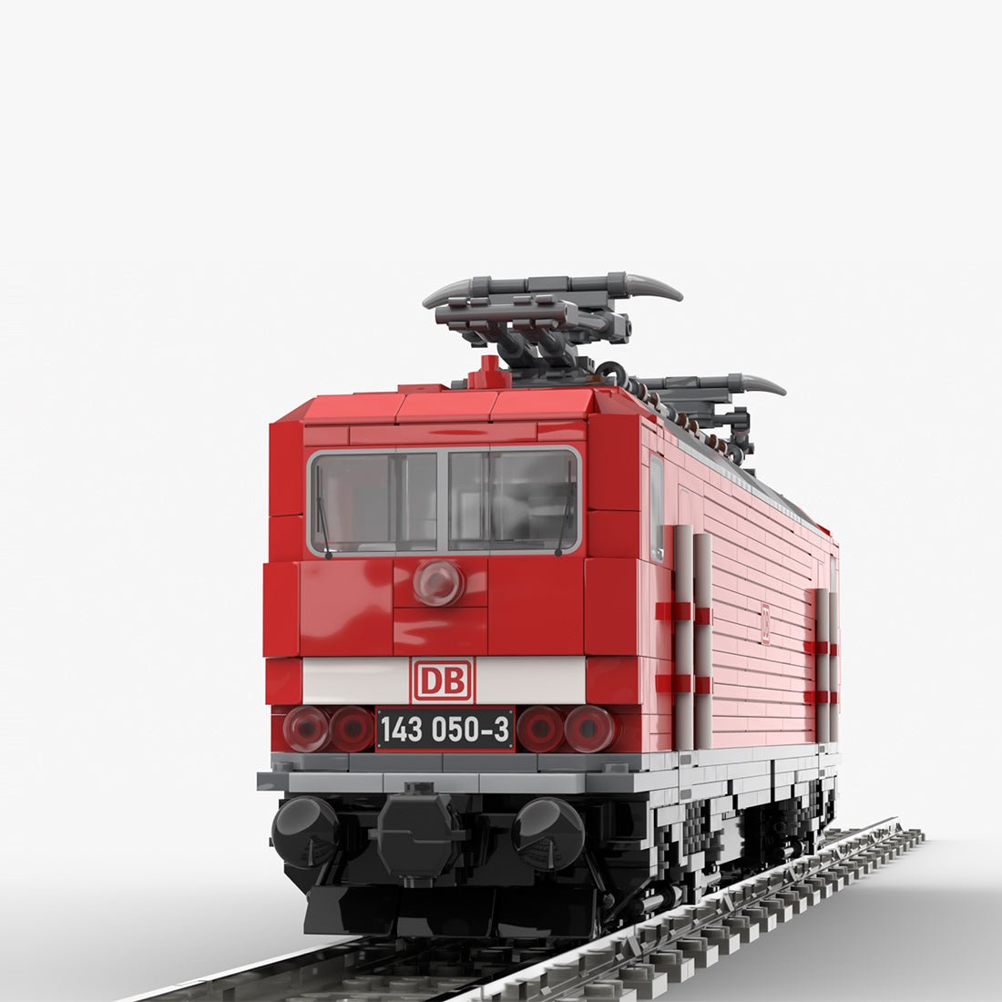 MOC - 222330 Electric Locomotive BR143 of the DBAG Building Blocks - Dynamic - LesDiy - Locomotive