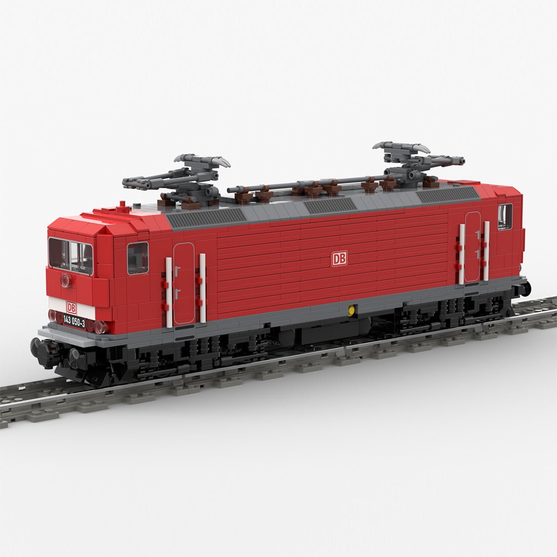 MOC - 222330 Electric Locomotive BR143 of the DBAG Building Blocks - Dynamic - LesDiy - Locomotive