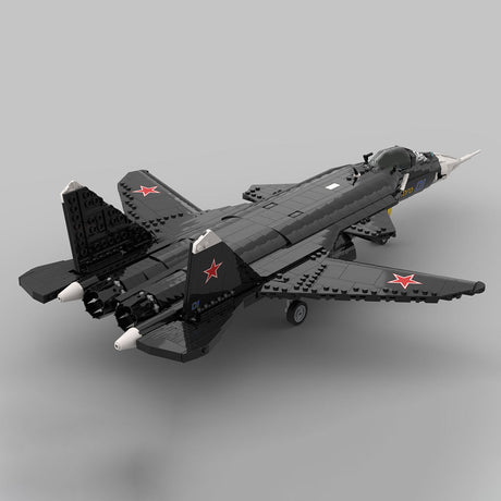 MOC - 222886 1:35 Scale Su - 47 Berkut Building Blocks - LesDiy - Building Blocks