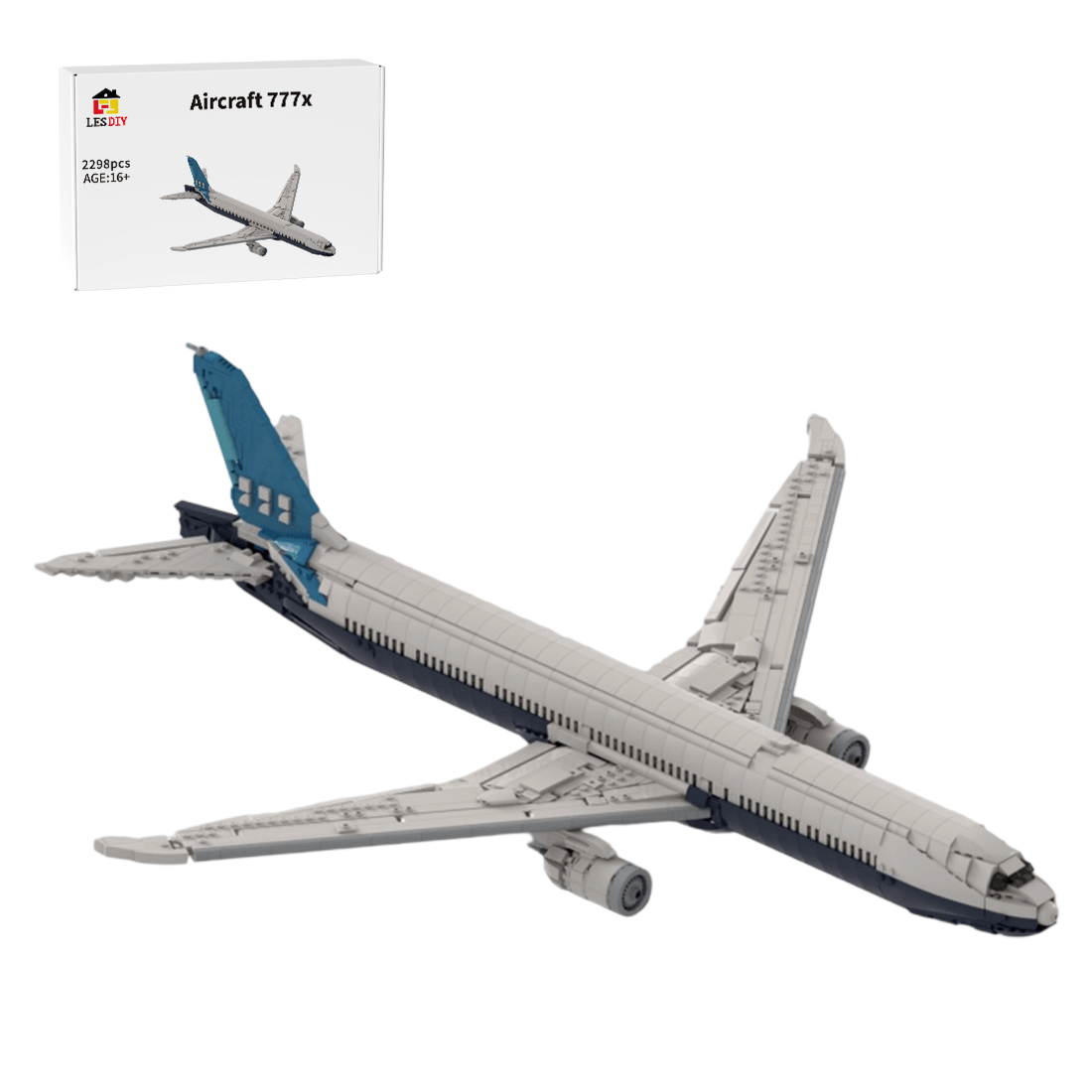 MOC - 223987 Boeing 777 X Building Blocks - LesDiy -