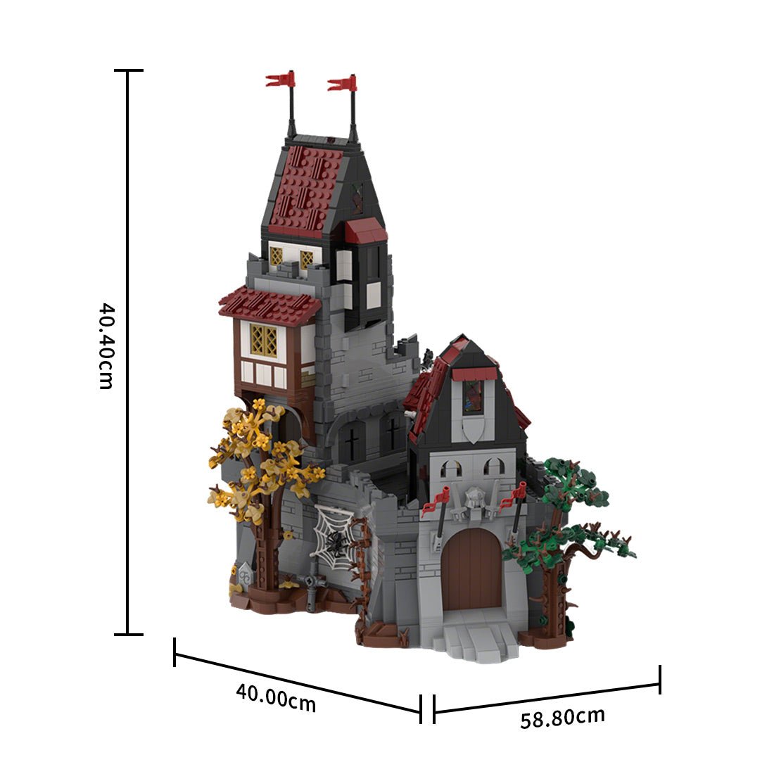 MOC - 224579 evil witches keep BuildingBlocks - LesDiy - Building Blocks