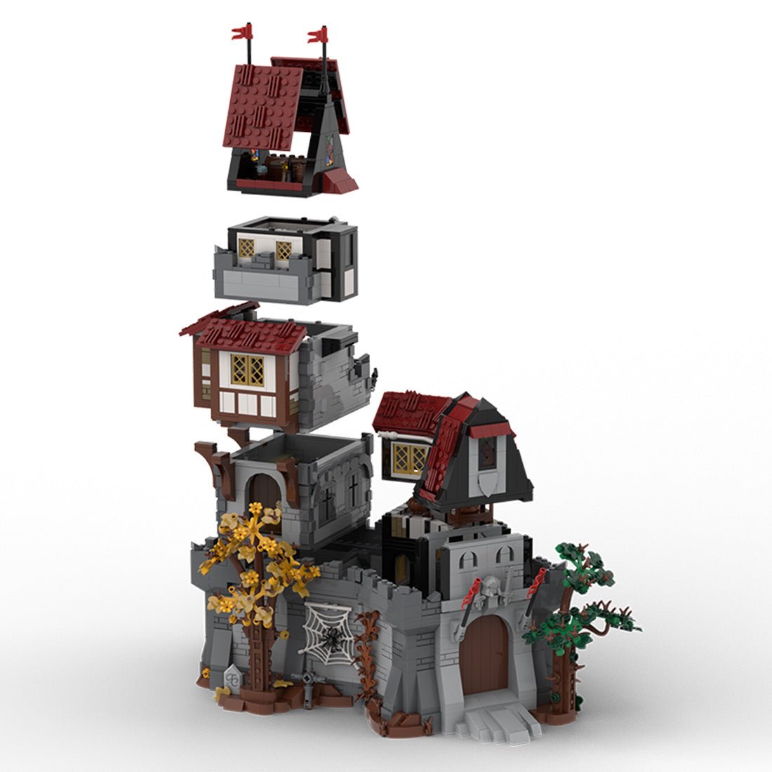 MOC - 224579 evil witches keep BuildingBlocks - LesDiy - Building Blocks