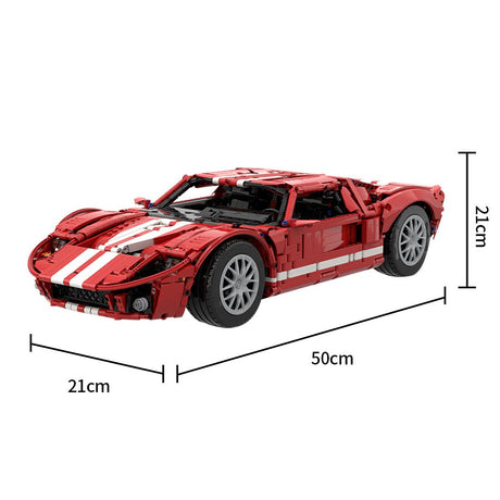 MOC - 224910 1/8 Scale Ford GT Building Blocks - LesDiy - Building Blocks