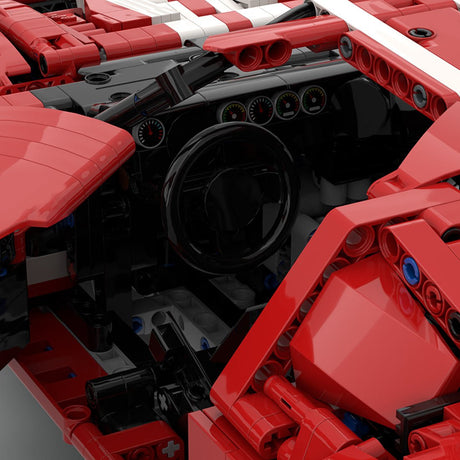 MOC - 224910 1/8 Scale Ford GT Building Blocks - LesDiy - Building Blocks