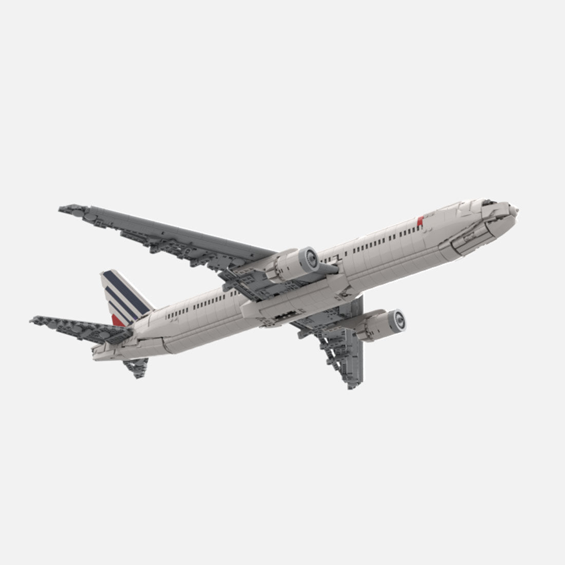 MOC - 225643 Air France 777 - 300er Building Blocks - LesDiy -
