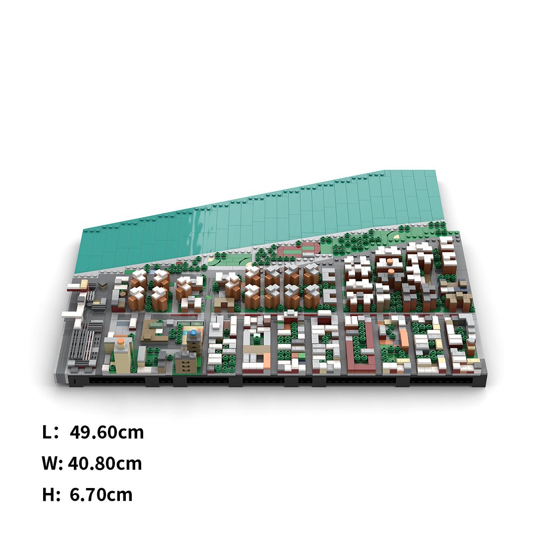 MOC - 225884 1/2000 Scale Lower Manhattan - Alphabetcity Module 2 Building Blocks - LesDiy - Building Blocks