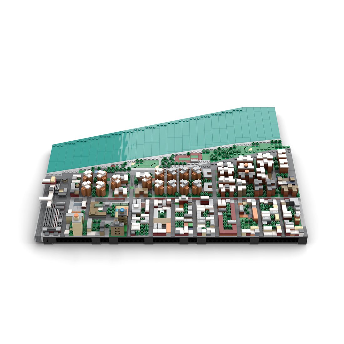 MOC - 225884 1/2000 Scale Lower Manhattan - Alphabetcity Module 2 Building Blocks - LesDiy - Building Blocks