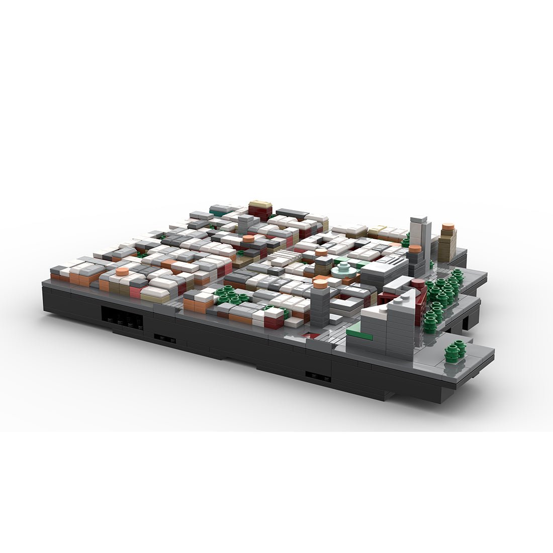 MOC - 225884 1/2000 Scale Lower Manhattan - EastVillage Module 3 Building Blocks - LesDiy - Building Blocks