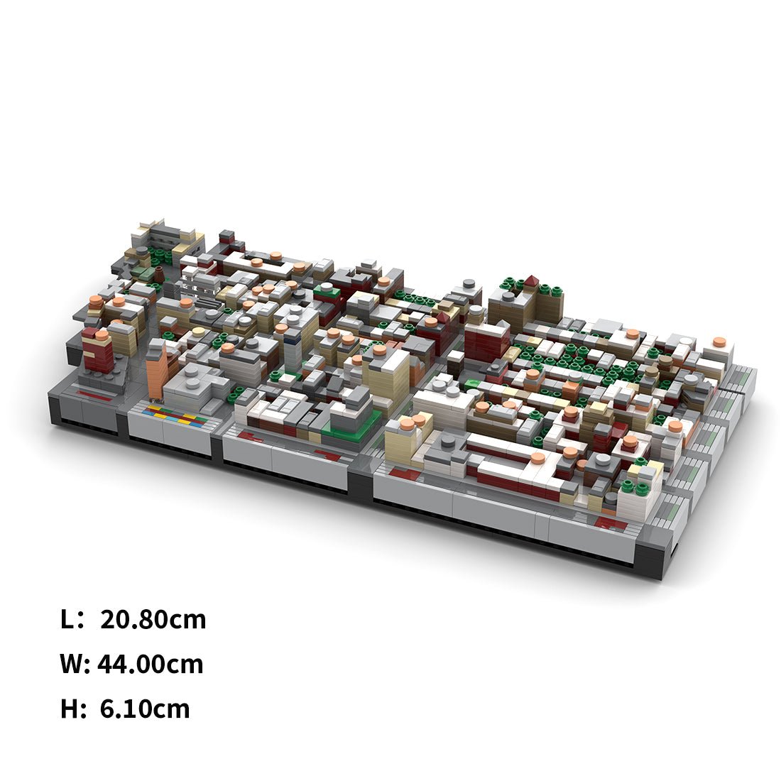 MOC - 225884 1/2000 Scale Lower Manhattan - GreenwichVillage Module 1 Building Blocks - LesDiy - Building Blocks