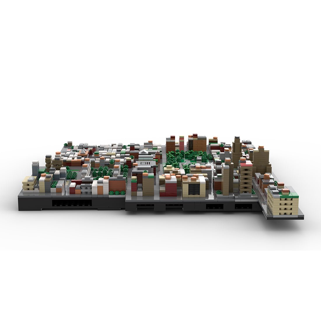 MOC - 225884 1/2000 Scale Lower Manhattan - GreenwichVillage Module 2 Building Blocks - LesDiy - Building Blocks