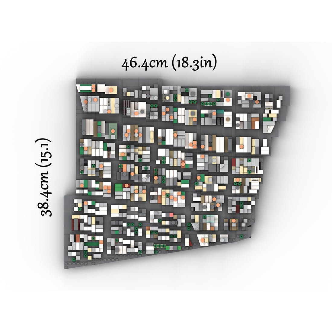 MOC - 225884 1/2000 Scale Lower Manhattan - South of Houston Building Blocks - LesDiy - Building Blocks