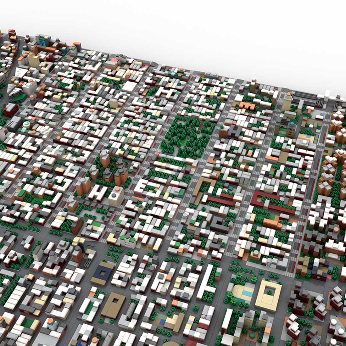 MOC - 225884 Lower Manhattan - New York City Building Blocks - LesDiy - Building Blocks