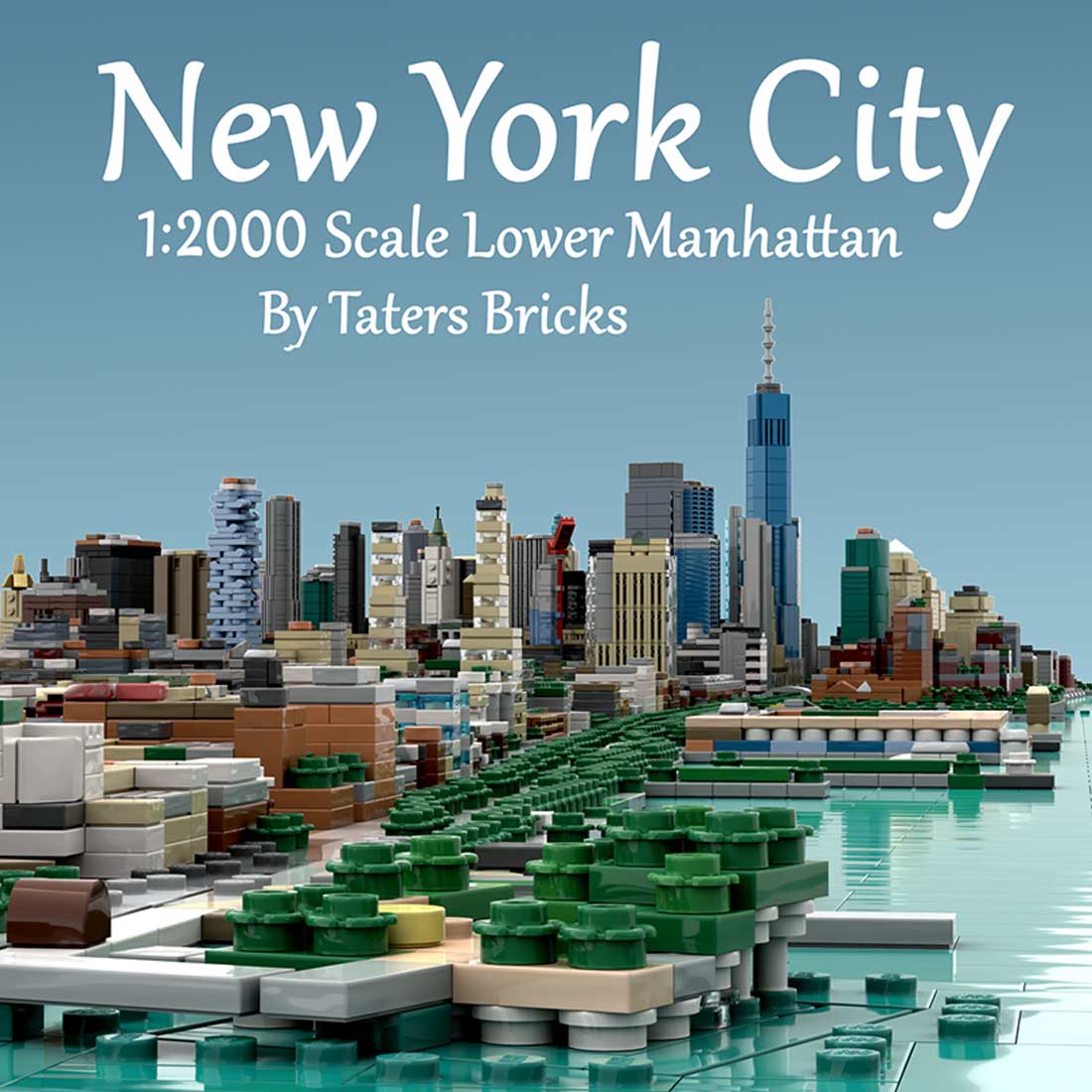 MOC - 225884 Lower Manhattan - New York City Building Blocks - LesDiy - Building Blocks