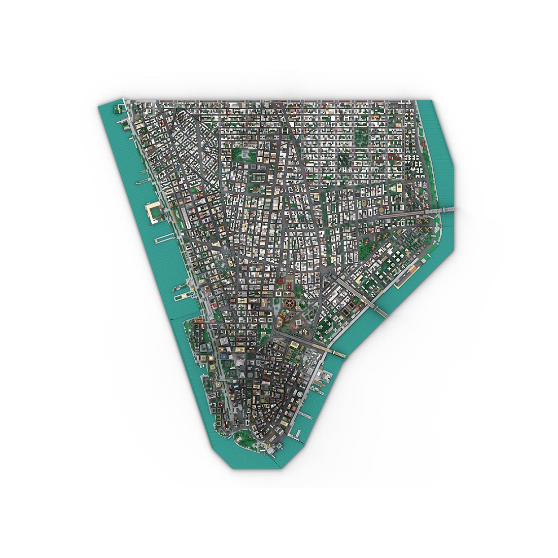 MOC - 225884 Lower Manhattan - New York City Building Blocks - LesDiy - Building Blocks