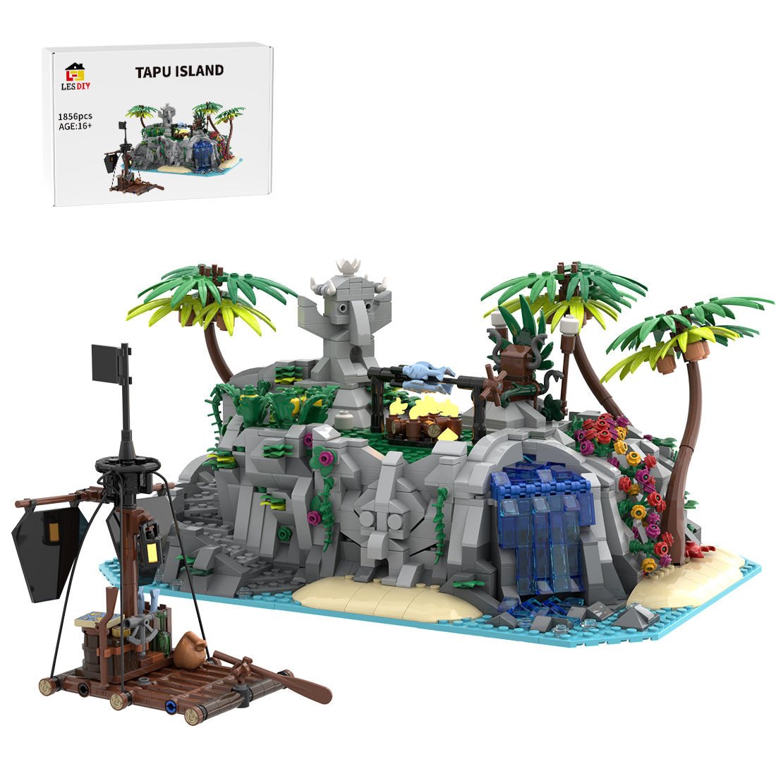 MOC - 225892 TAPU ISLAND Building Blocks - LesDiy -