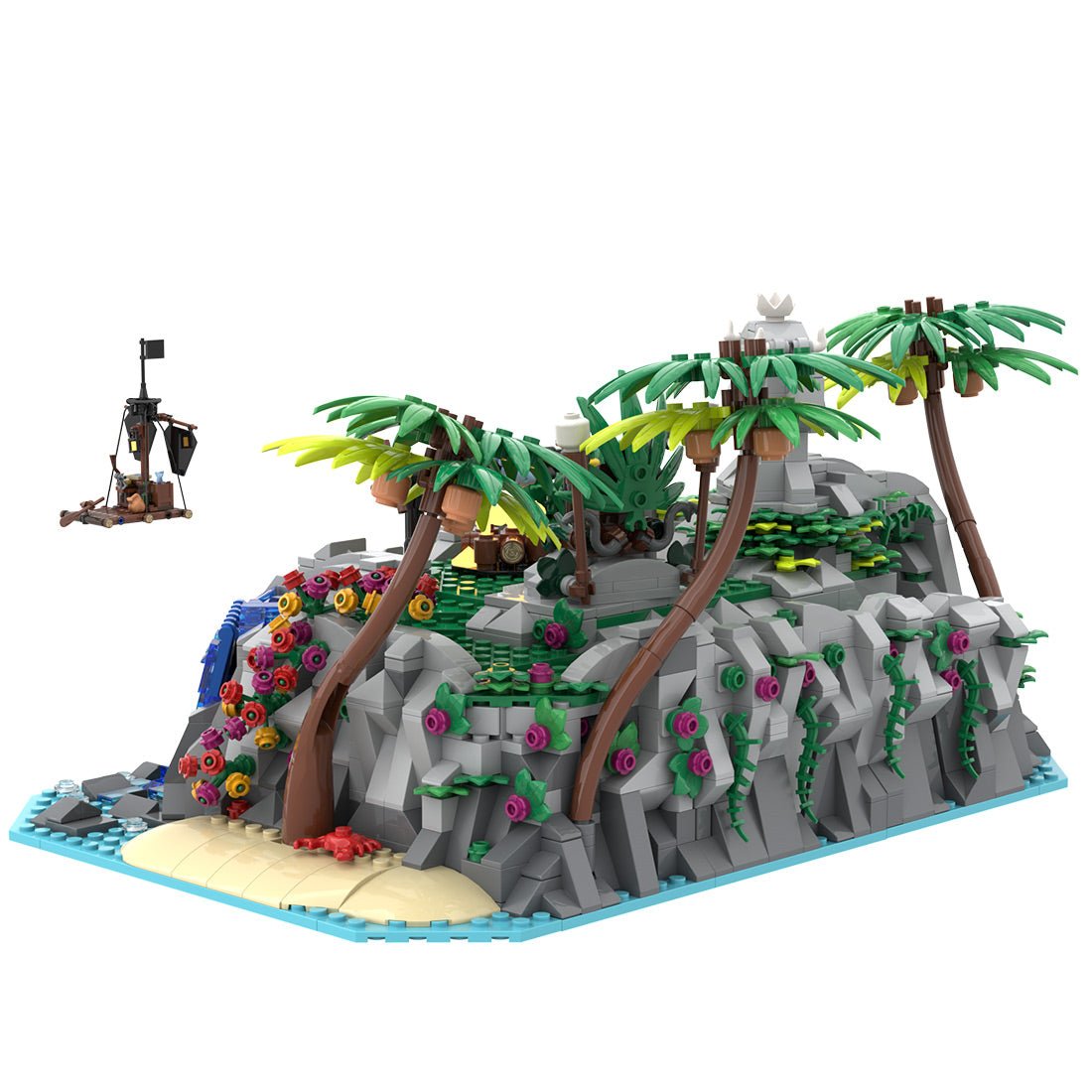 MOC - 225892 TAPU ISLAND Building Blocks - LesDiy -