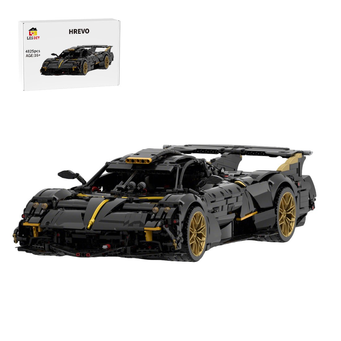 MOC - 226657 Pagani Huayra R EVO Building Blocks - LesDiy - Building Blocks