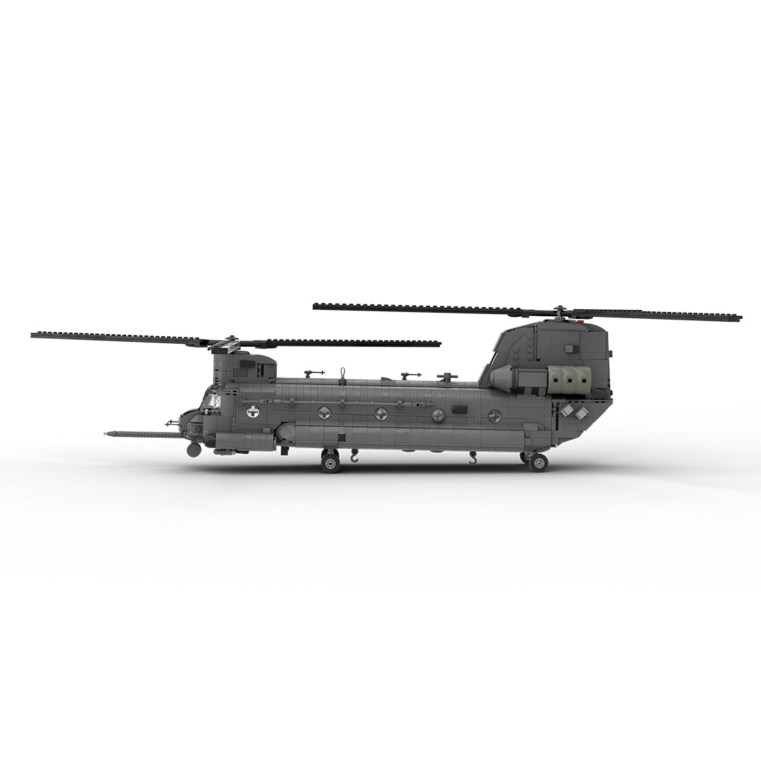 MOC - 227856 BOEING MH - 47E | SPEC OPS - 1:35 Scale Building Blocks - LesDiy -