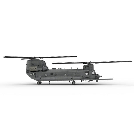 MOC - 227856 BOEING MH - 47E | SPEC OPS - 1:35 Scale Building Blocks - LesDiy -