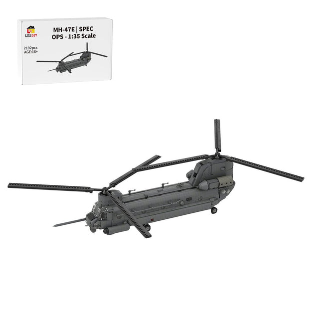 MOC - 227856 BOEING MH - 47E | SPEC OPS - 1:35 Scale Building Blocks - LesDiy -