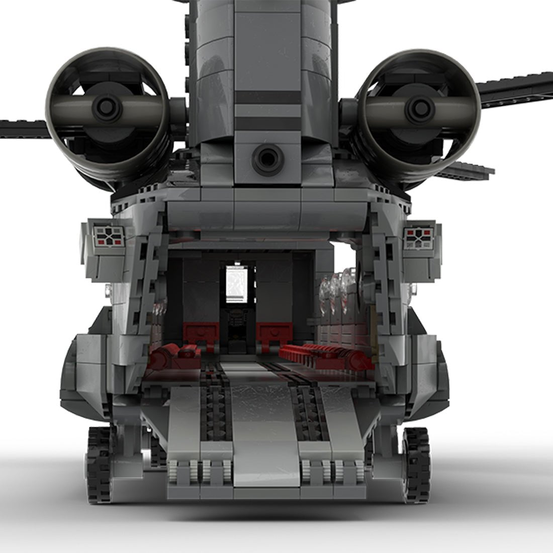 MOC - 227856 BOEING MH - 47E | SPEC OPS - 1:35 Scale Building Blocks - LesDiy -