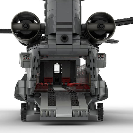 MOC - 227856 BOEING MH - 47E | SPEC OPS - 1:35 Scale Building Blocks - LesDiy -