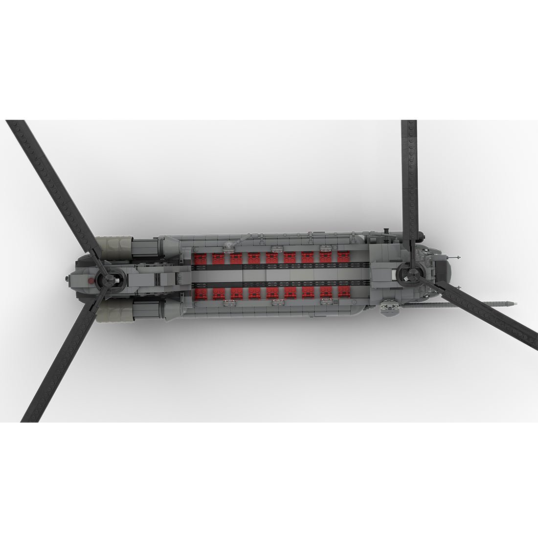 MOC - 227856 BOEING MH - 47E | SPEC OPS - 1:35 Scale Building Blocks - LesDiy -