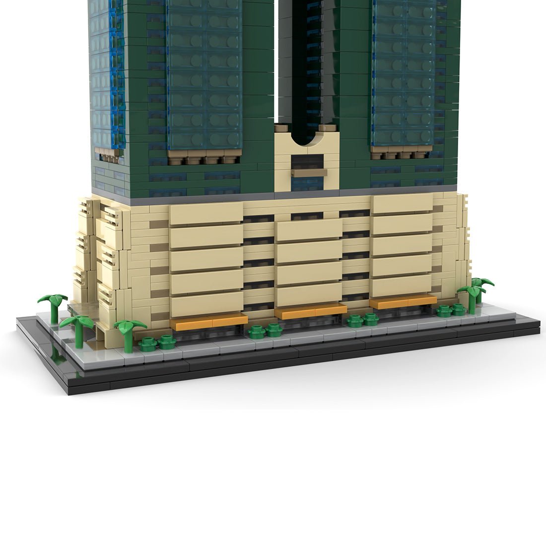 MOC - 228175 85 Sky Tower 1:800 Scale Building Blocks - LesDiy - Building Blocks