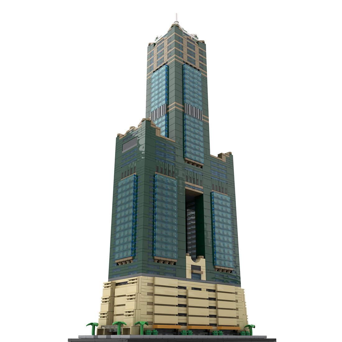 MOC - 228175 85 Sky Tower 1:800 Scale Building Blocks - LesDiy - Building Blocks