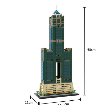 MOC - 228175 85 Sky Tower 1:800 Scale Building Blocks - LesDiy - Building Blocks